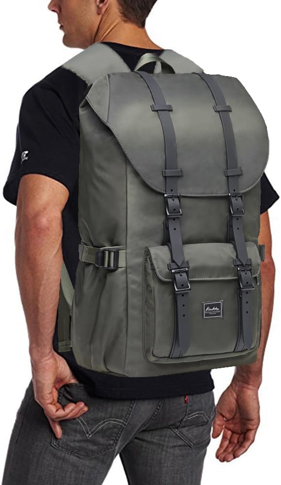 KAUKKO Backpack, (Black (E5-3), 45 x 27 x 17cm (HxBxT)