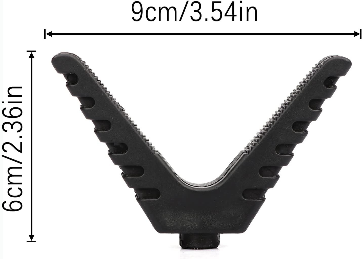TOURBON Hunting Shooting Stick Rest M6 Connector Camera Tripod Monopods V Rack with or Without 1/4-20 Adapter