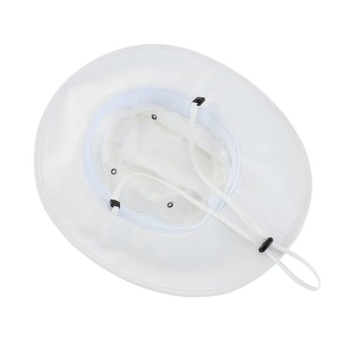 Home Prefer Summer UPF 50+ Men's Bucket Sun Hat Wide Brim Fishing Hat Safari Hat (White)