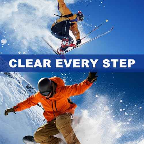 3 Pack Ski Goggles ATV Dustproof Dirt Bike Goggles UV Protection Foam Anti for Ski Racing Riding, Off Road Waterproof Motocross