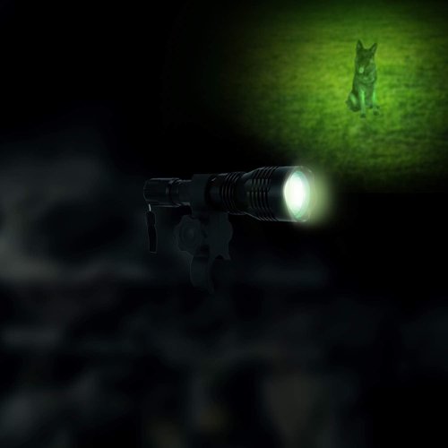 LS250 Varmint Hunting Light Kit, Green Red White All in One Predator Light for Coyote, Hog, Fox