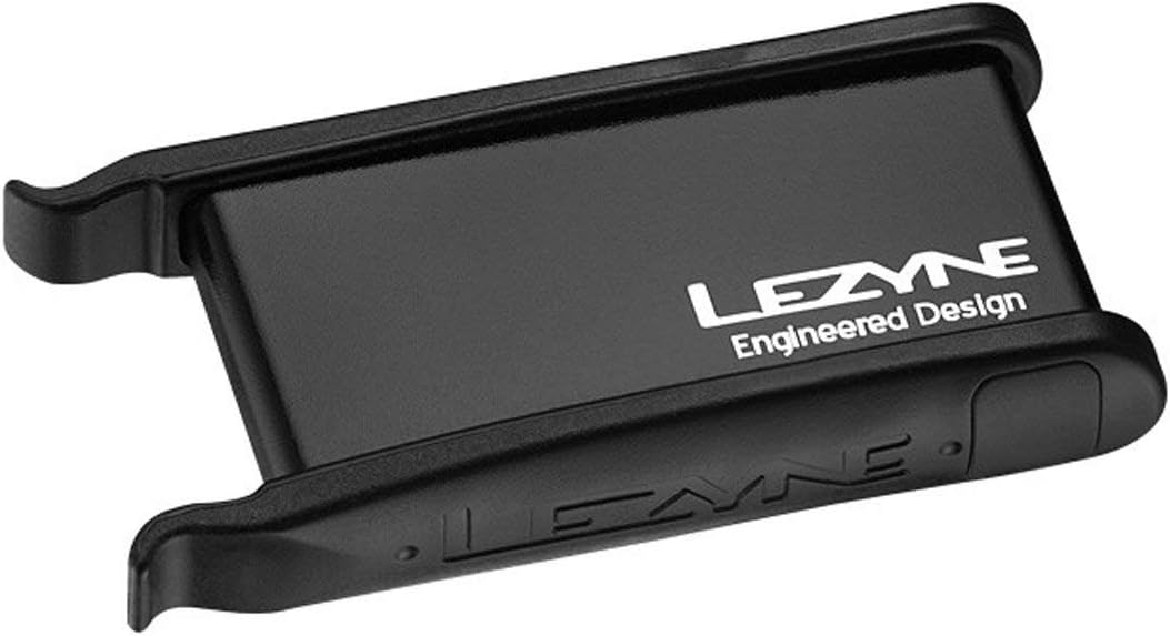 LEZYNE Bicycle Tire Lever Kit, Includes 2 Tire Levers, Tire Boot, 6 Gluessless Patches, Scuffer, Integrated Tire Patch Kit & Lever Combo