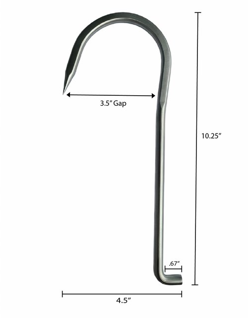 Yellowfin Gaff Co Stainless Steel Gaff Hook