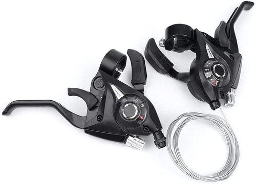 V-Brake ST-EF51 Set 3x7 Speed Shifter Brake Lever Combo MTB Bicycle Bike 21 Speed Brake/Shift Lever W/Brake Cable