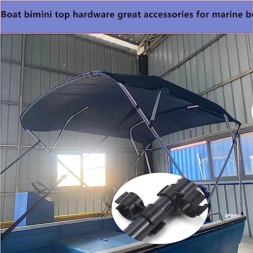 Boat Pole Clips - Anti Rattle Bimini Top & Support Pole Holders (4 Pack)