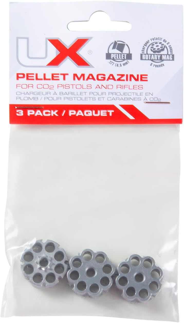 Umarex .177 Caliber Pellet Air Gun Rotary Magazine (Pack of 3), 8-Shot Capacity