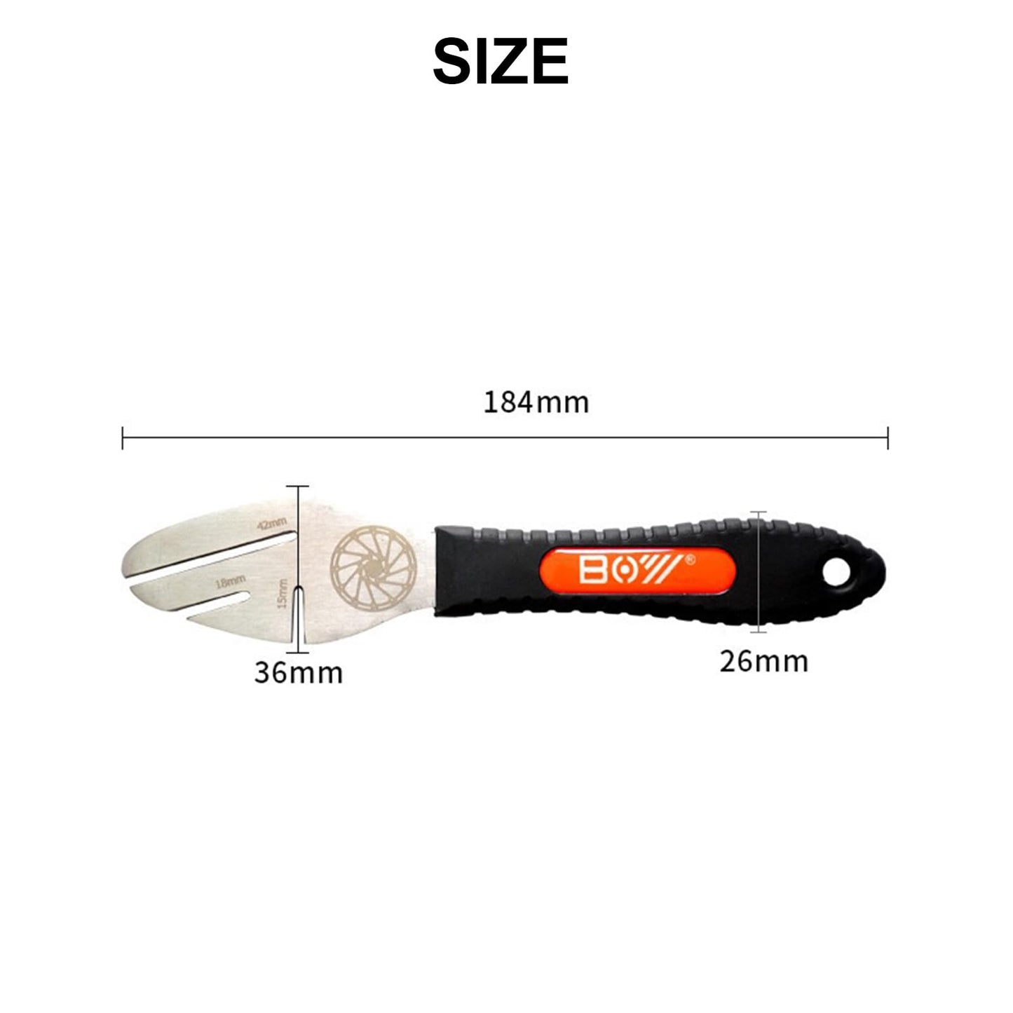 SONZUIA Bicycle Rotor Truing Fork, Bike Disk Brake Rotor Alignment Tool with Comfortable Operating Handle