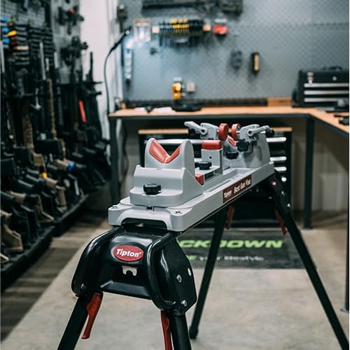 Tipton Universal Gun Maintenance Stand with Heavy-Duty, Lightweight, Collapsible Design for Range Shooting and Gunsmithing