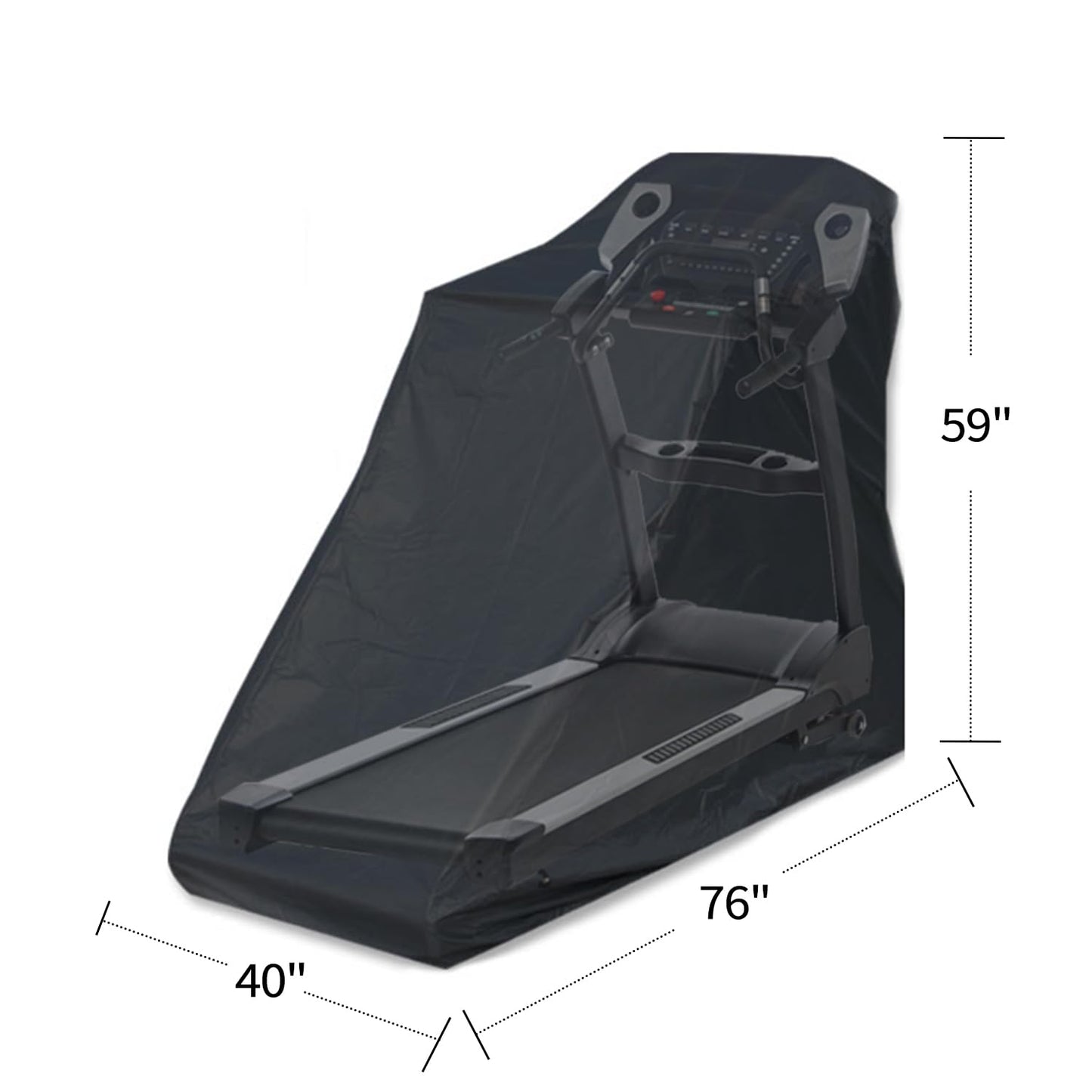 Large Treadmill Cover Waterproof Outdoor,Non-Folding Treadmill Covers,for Running Machine Cover Outdoor,Exercise Workout Equipment Protective Dustproof