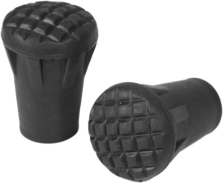 FILFEEL Hiking Stick, 6pcs/Set Replacement Outdoor Trekking Pole Tip End Walking Cover Protector