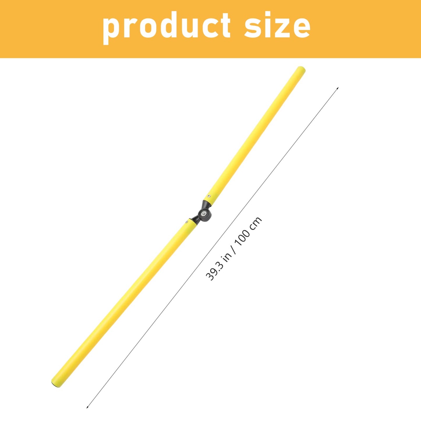 Football Training Rod Waterproof Sign Rod Basketball Skill Sign Training Pole Football Pole Agility Skating Reusable Basketball