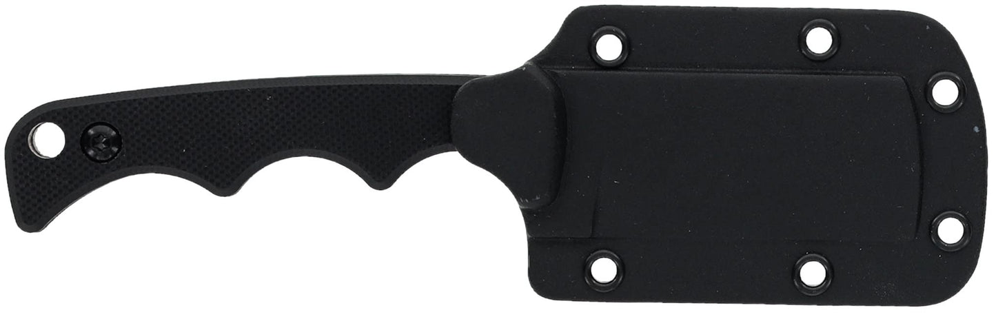 Smith & Wesson H.R.T Cleaver Neck Knife 5.5 in Overall Length with 2 in Blade Length and Breakaway Lanyard,Black