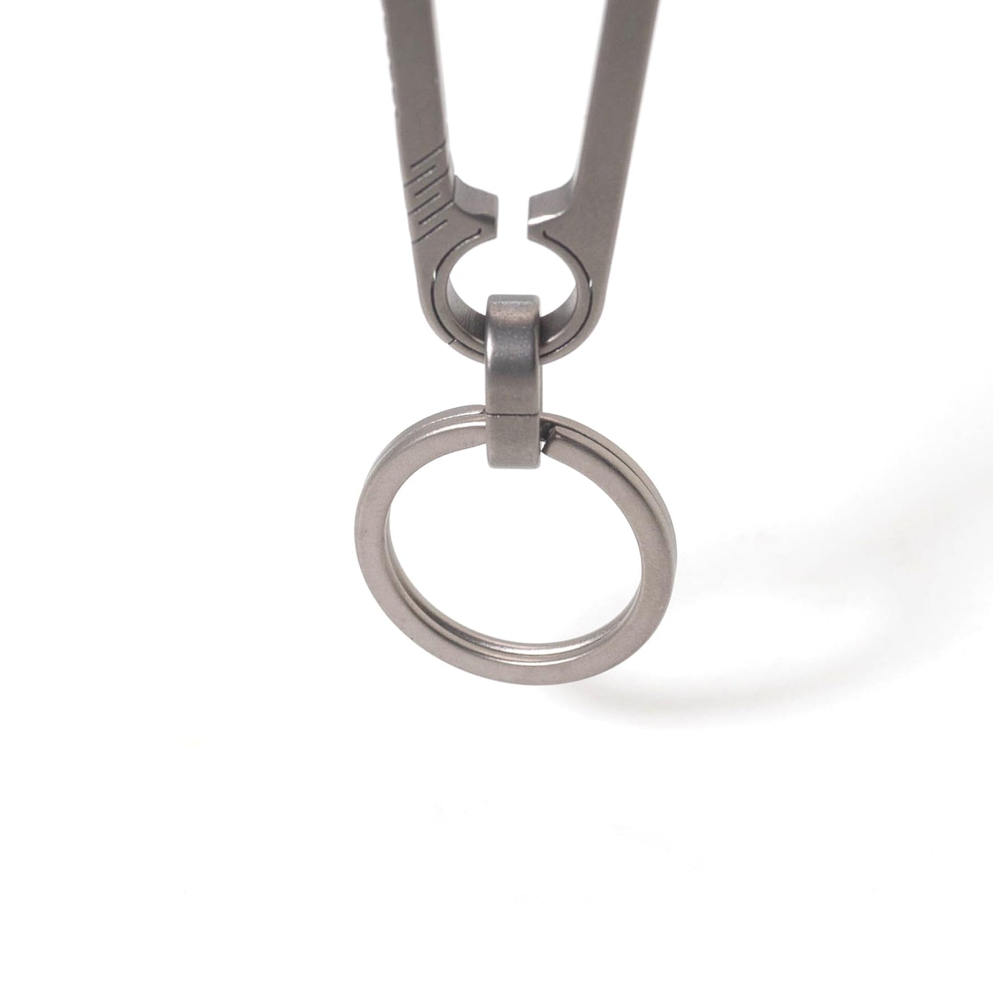 JVCOM Titanium Carabiner Keychain And Keyring, Duty Belt Key Clip, Minimalist EDC Keychain.