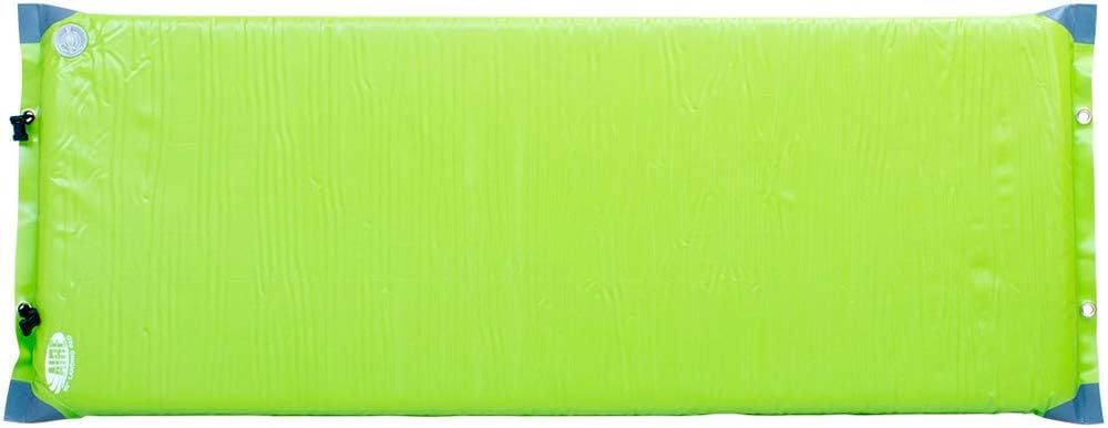 Outcast Sporting Gear Outdoor Recreation Camping Boating River Trip Soft Foam Cushion Sleeping Landing Pad, Lime, 30"