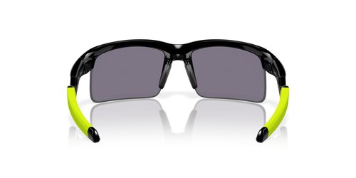 Oakley Youth OJ9013 Capacitor Rectangular Sunglasses, Polished Black/Prizm Grey, 63 mm