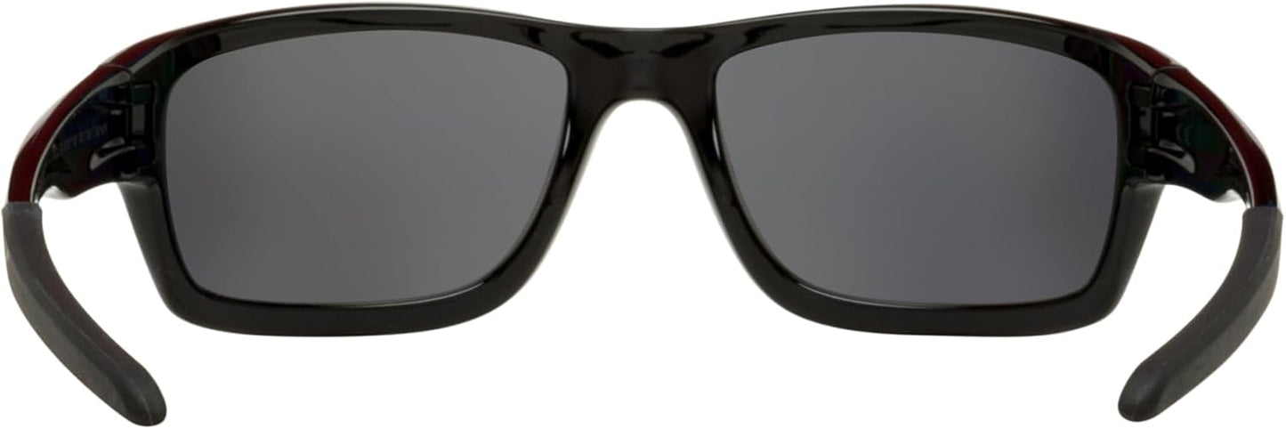 Oakley Man Sunglasses Polished Black Frame, Black Iridium Polarized Lenses, 60MM