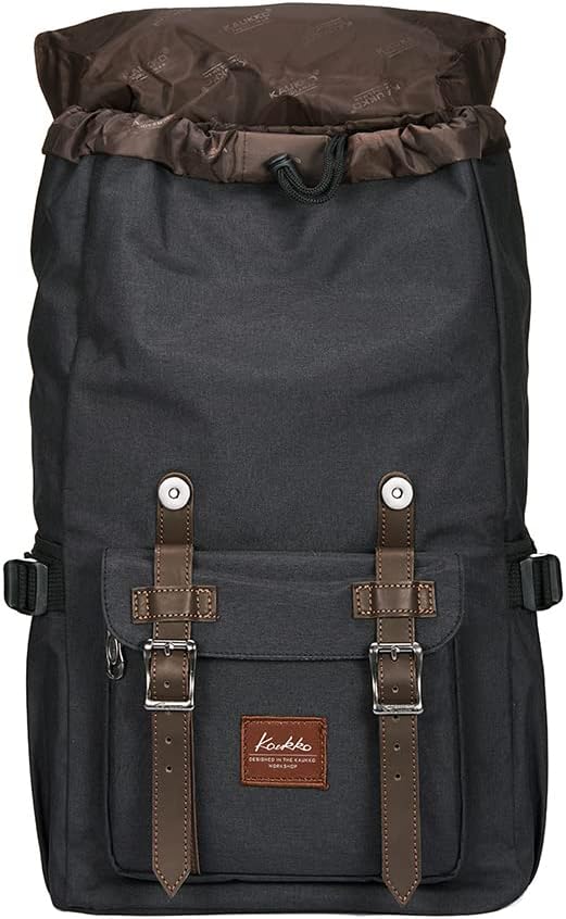 KAUKKO Backpack, (Black (E5-3), 45 x 27 x 17cm (HxBxT)