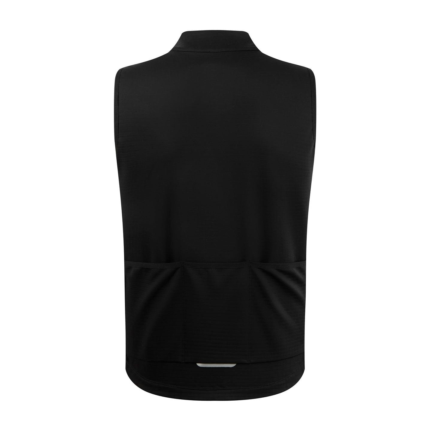 RISESBIK Men's Thermal Fleece Cycling Vest Windproof Waterproof Outerwear Cycling Jersey Bike Gilet Sleeveless Bicycle Jacket (Black, M)