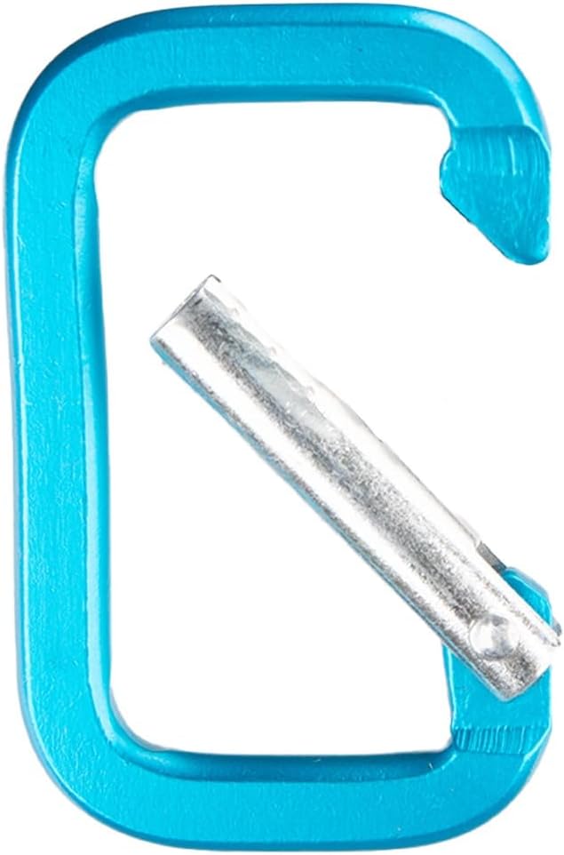 Aluminum D Ring Carabiner Clip Bulk Packages - Available in a Variety of Sizes, Styles, and Colors