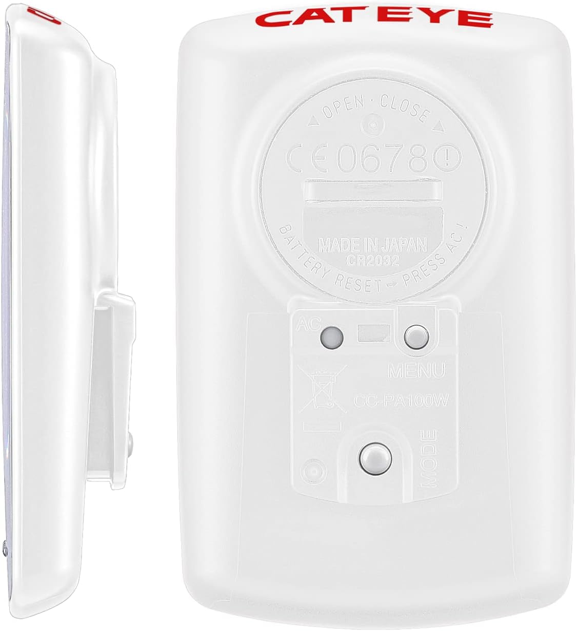 CATEYE Padrone Wireless Bike Computer – Oversized Display Cyclocomputer, Wireless Speedometer & Odometer, FlexTight™ Mount, Auto Start/Stop, Programmable Odometer