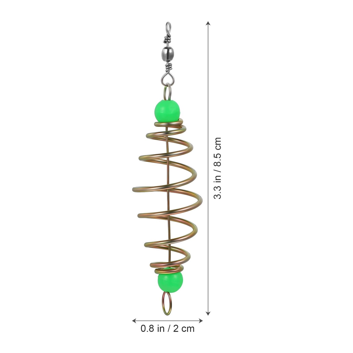 BESPORTBLE Carp Fishing Equipment, 12Pcs Luminous Carp Fishing Feeder Carp Fishing Bait Cage Feeder Basket Holder Coarse Lure Feeder Carp Lure Fish Accessories