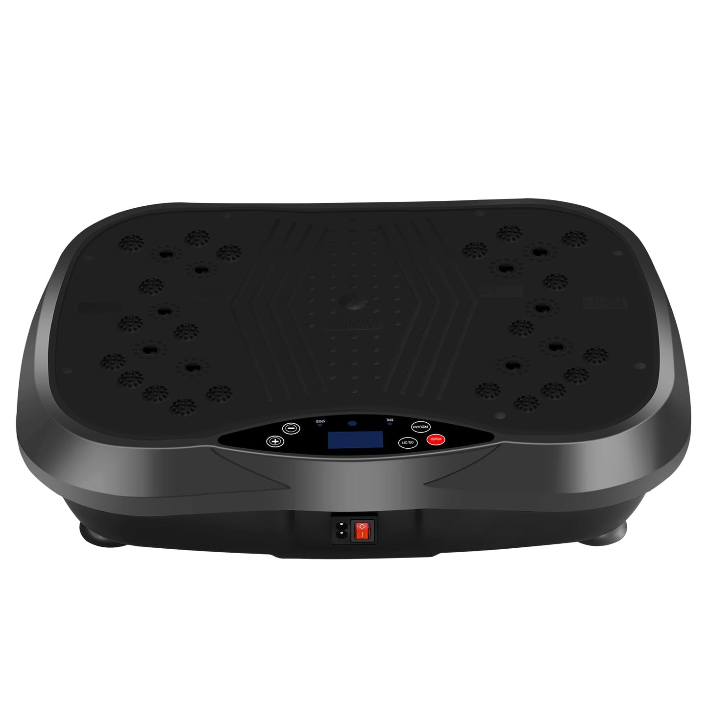 YOKELE Vibration Plate Exercise Machine - Whole Body Fitness Vibration Platform - Home Training Equipment for Recovery & Wellness & Weight Loss + Resistance Bands + Remote (Black)