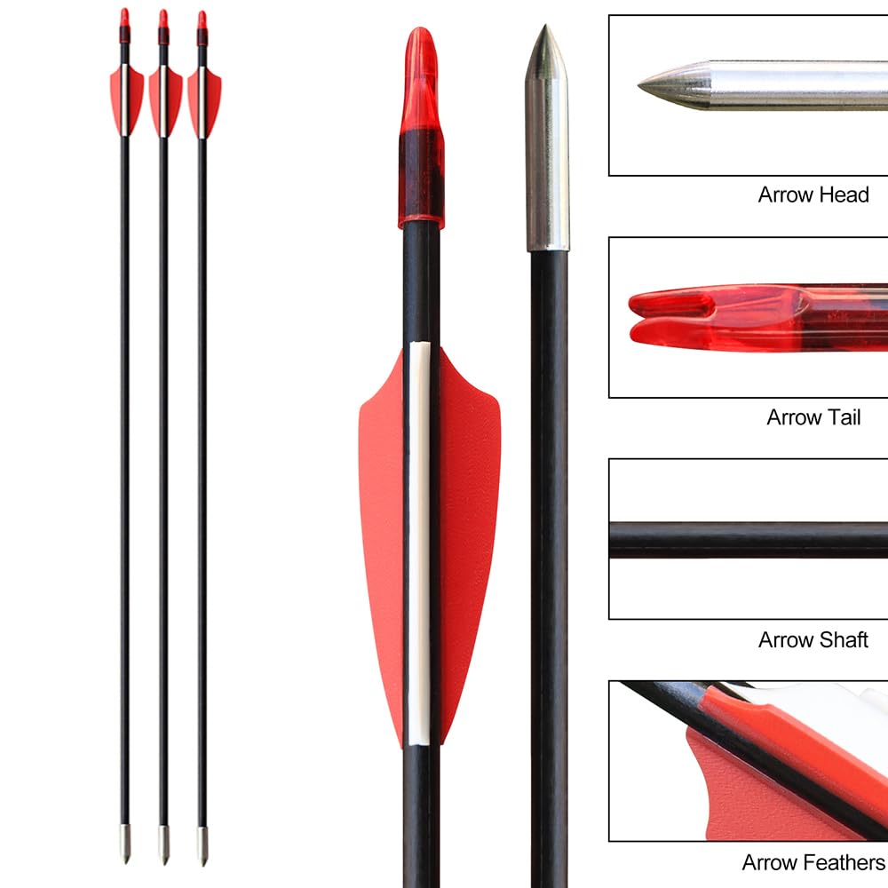 53" Bow and Arrow Set for Adults,Archery Takedown Recurve Bow Bow Hunting Set for Beginners and Youth, Left & Right Handed Draw Weight 30 40 lbs (30lbs)