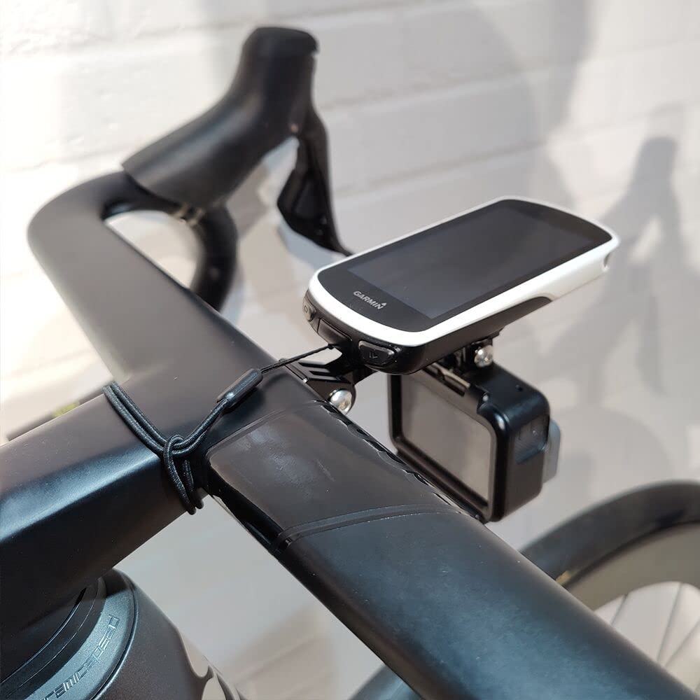 Cestbon Out Front Bike Stem Handlebar Combo Mount for Garmin Edge Wahoo Elemnt Bryton Rider Stages Dash Hammerhead Campatible with Col nago C68 V4RS CC.01 Integrated Handlebar