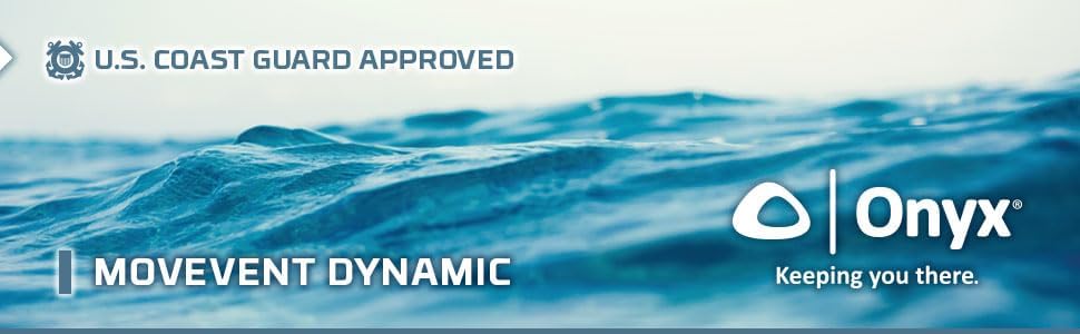 Onyx U.S. Coast Guard and Transport Canada Approved MoveVent Dynamic Paddle Vest for Adults for Kayaking, Canoeing, Stand Up Paddleboarding
