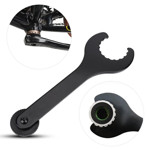 RiToEasysports Bottom Bracket Wrench, 1Pc Carbon Steel Bottom Bracket Wrench Spanner Removing Installing Repair Tool Bb 8000