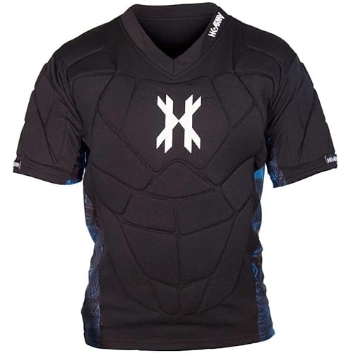 HK Army Crash Chest Protector - High-Impact Protective Gear for Paintball & Airsoft - Lightweight Safety Armor Vest - Black, Size XS/S