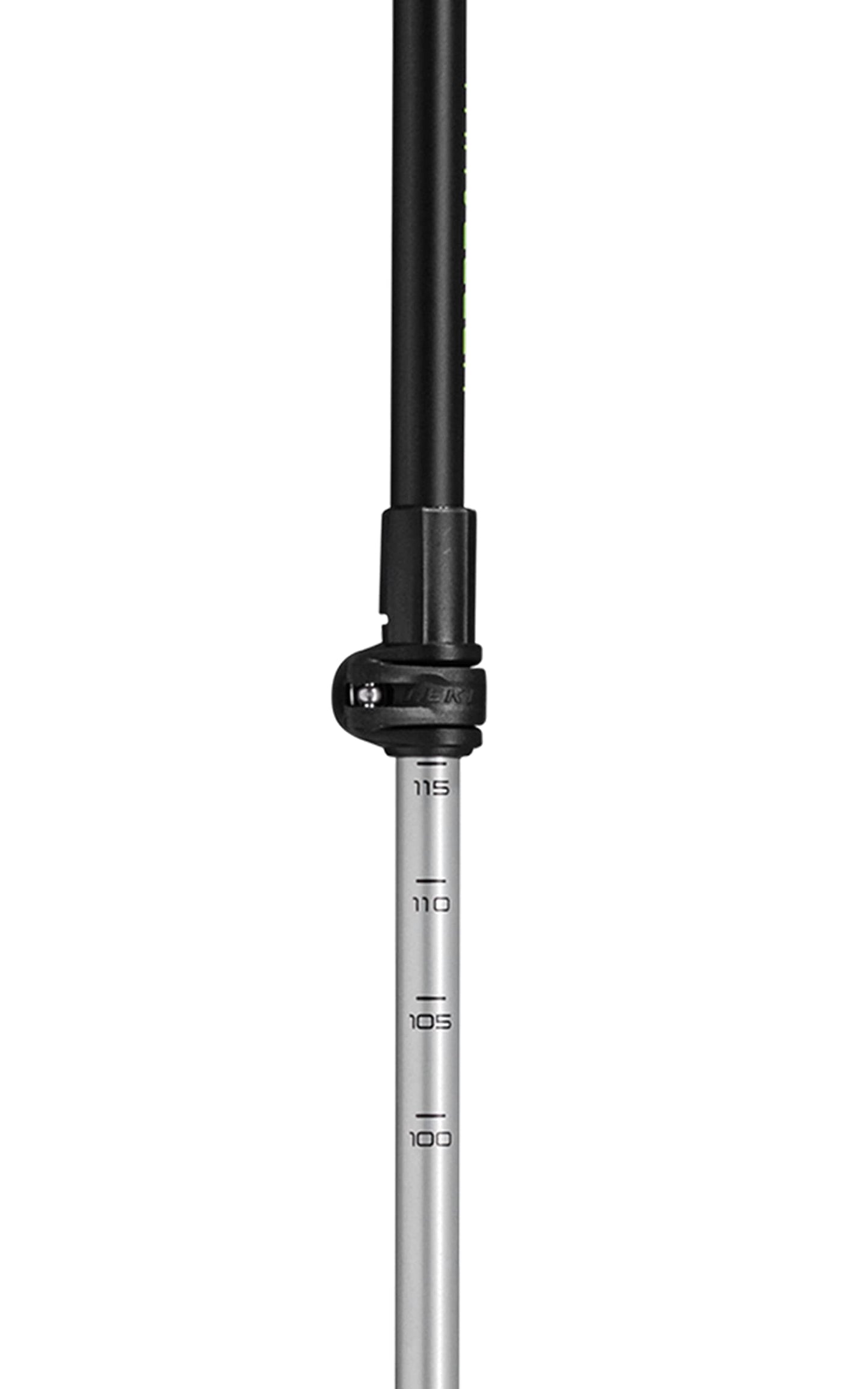LEKI Traveller Alu Aluminum Adjustable Lightweight Trekking Poles for Hiking & Nordic Walking - Anthracite-Gray-Red - 90-130 cm