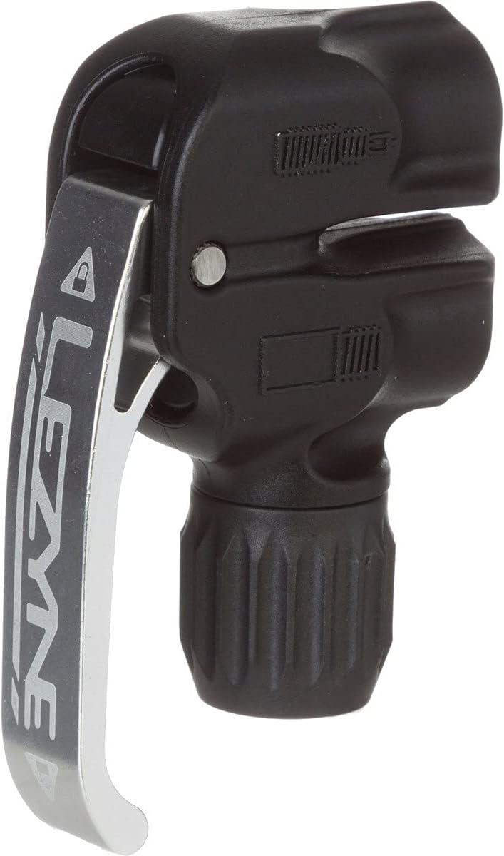 LEZYNE Dual Valve Alternative Bicycle Pump Head, Presta, Schrader, and Dunlop Compatible, for High-Pressure Tire Floor Pumps