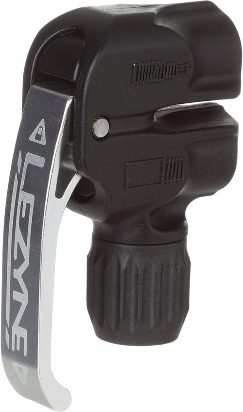 LEZYNE Dual Valve Alternative Bicycle Pump Head, Presta, Schrader, and Dunlop Compatible, for High-Pressure Tire Floor Pumps