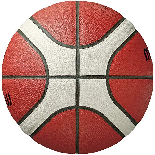 Molten FIBA Approved Indoor/Outdoor Basketball - 28.5 Inch, Orange/Cream, 7 Variation