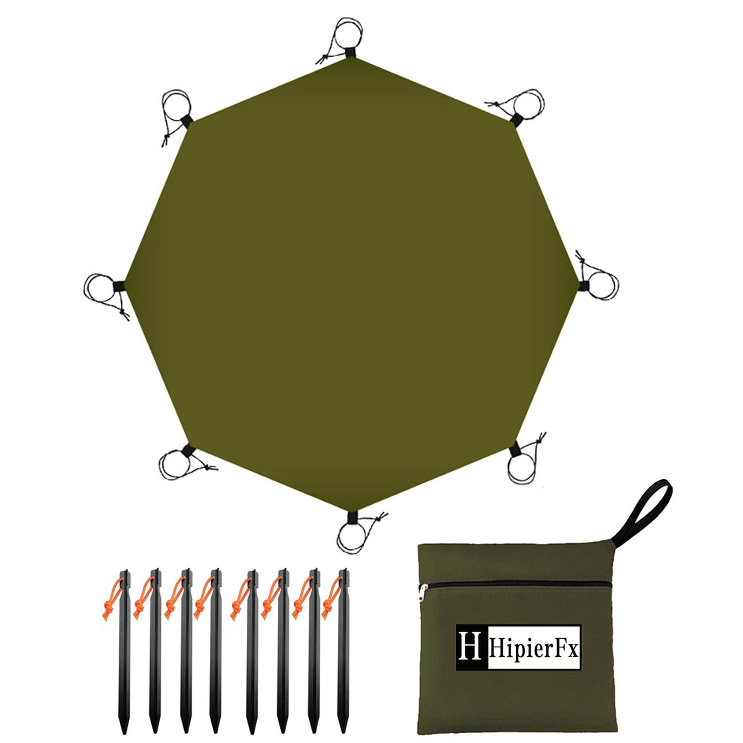 13.5x13.5 ft Tent Footprint Waterproof Camping Tarp Ultralight Mat Under Tent Moisture-Proof Ground Sheet Mat