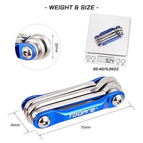 Bike Multi-Tool Mini Kit 75x30x20mm Compact Cycling Repair Tool
