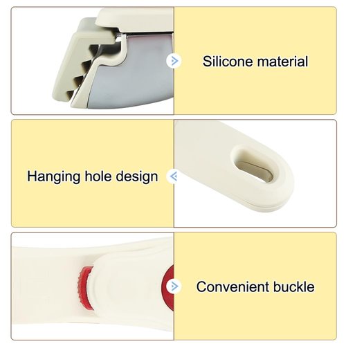 MiOYOOW Removable Pan Handle, Anti-Scald Detachable Pot Handle Anti-Slip Replacement Cookware Handles with Hanging Hole for Home Kitchen Camping Picnic