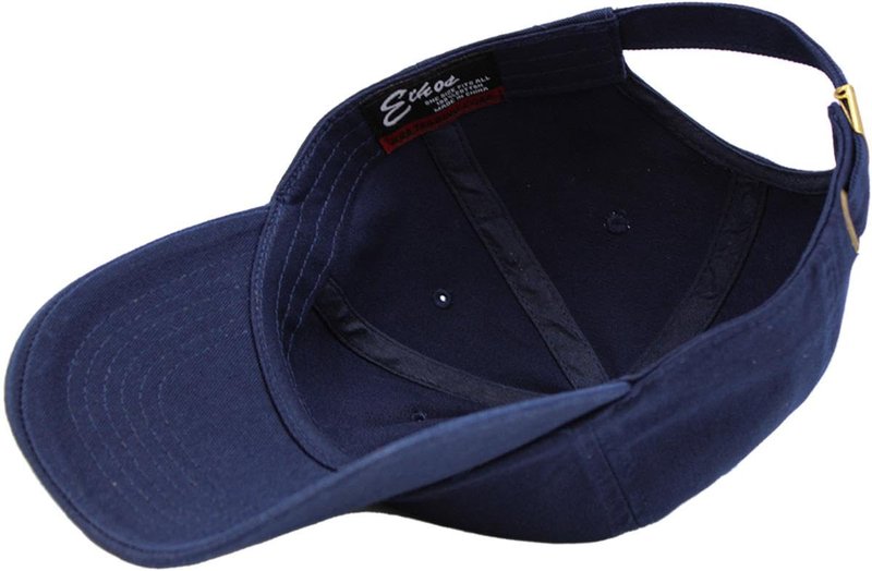 KB-LOW NAV Classic Cotton Dad Hat Adjustable Plain Cap. Polo Style Low Profile (Unstructured) (Classic) Navy Adjustable