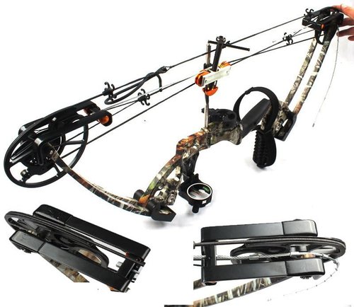 Mefape Archery Compound Bow Press and Quad Limb L Brackets, Portable Handheld Bow Press Quad Set for Outdoor Shooting Hunting