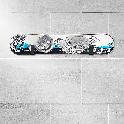 Black 6 Pack Snowboard Wall Mount Clips for Storage & Display