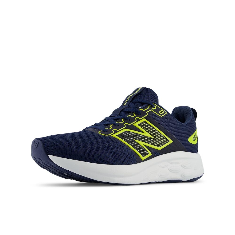 New Balanace Men's 460 V4 Running Shoe, Nb Navy/Firefly, 8.5 X-Wide