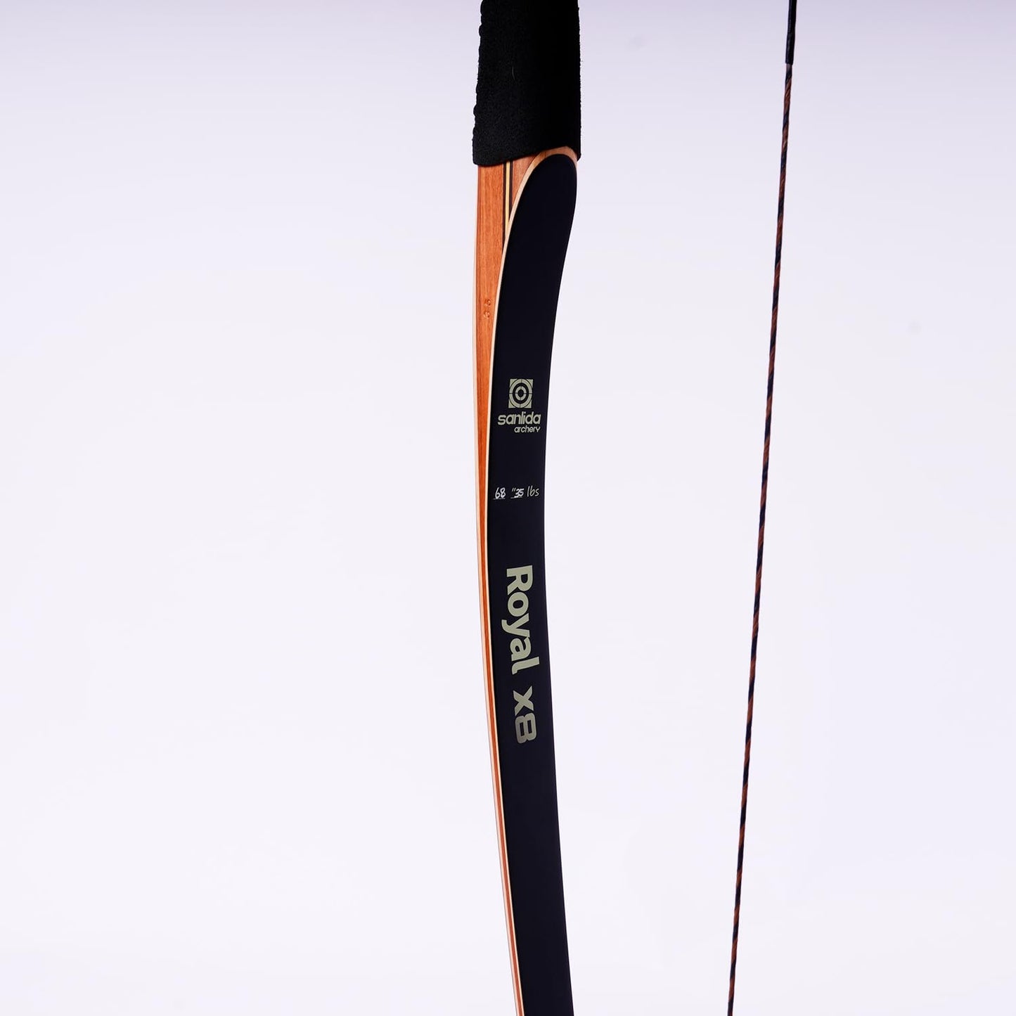 Sanlida Archery 68” Royal X8 Longbow Traditional Wooden Hunting Bow Handmade Hunting Bow and Arrows kit for Adults & Traditional Archers, RH Only (50lbs, Right Hand)
