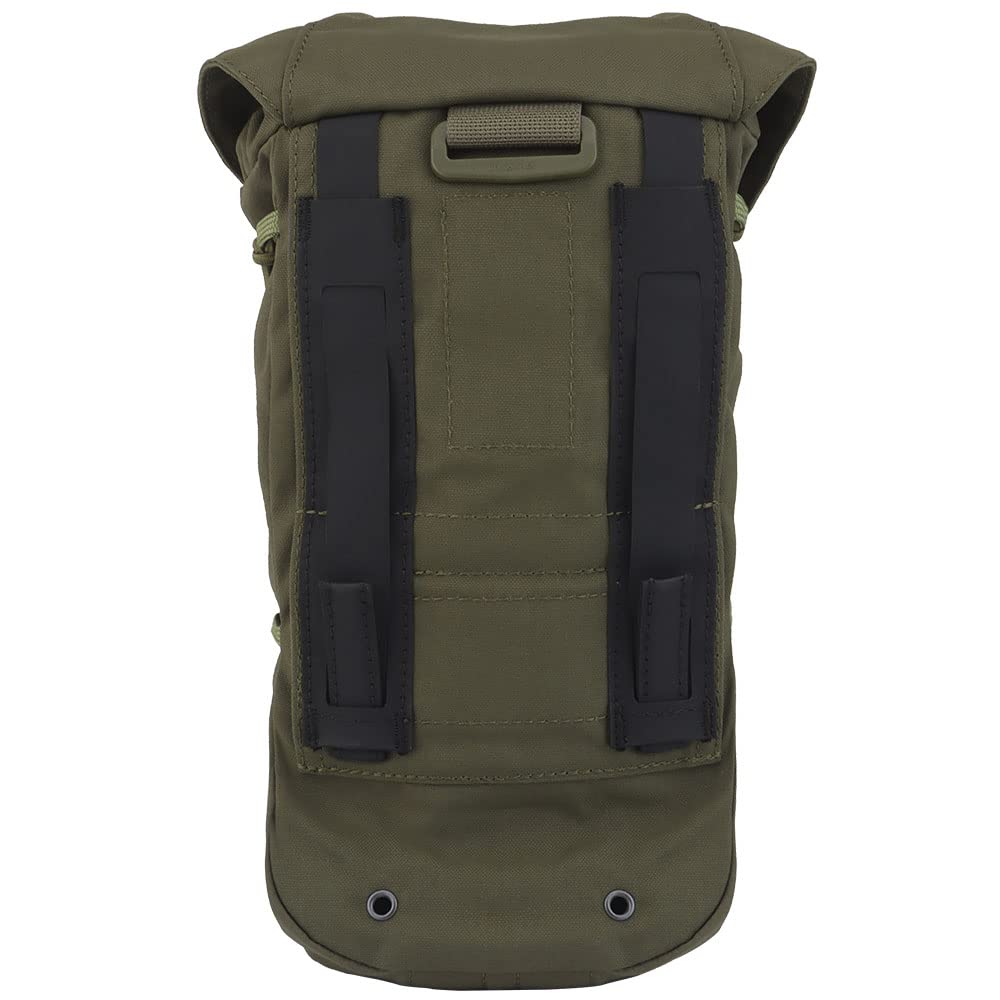 Hdlsina Multifunctional large capacity Dump Pouch Drawstring Magazine Tactical Utility Pouch Recycling Pouch Waist Bag (Green)