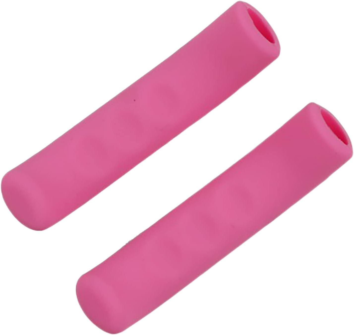 2 Pcs Bike Brake Lever Grip Protector Cover, Shock Absorption Scratch Proof Bike Brake Handlebar Covers, Anti-Slip Brake Handle Silicone Sleeve for Mountain Road Bike Cycling Accessorie (Pink)