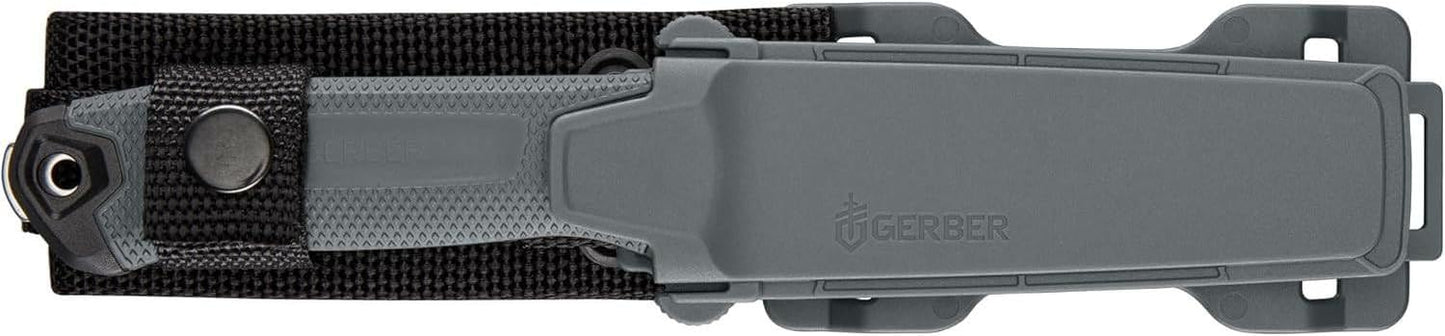 Gerber Gear StrongArm Knife - Fixed Blade - Tactical Knife for Survival Gear - Full Tang, 420HC Steel Blade - Camping Survival Knife - Made in USA - Plain edge, Coyote Brown
