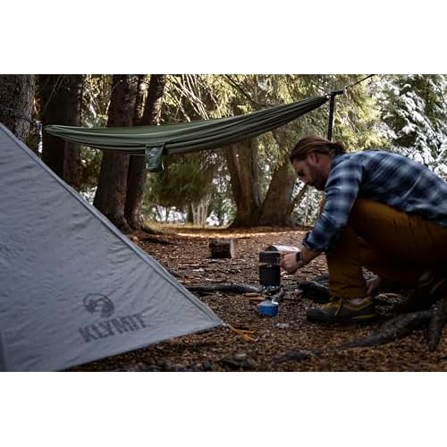 Klymit Camping Hammock 400 lb. Capacity with Heavy Duty Straps and Caribiners - Navigator Series - Pink
