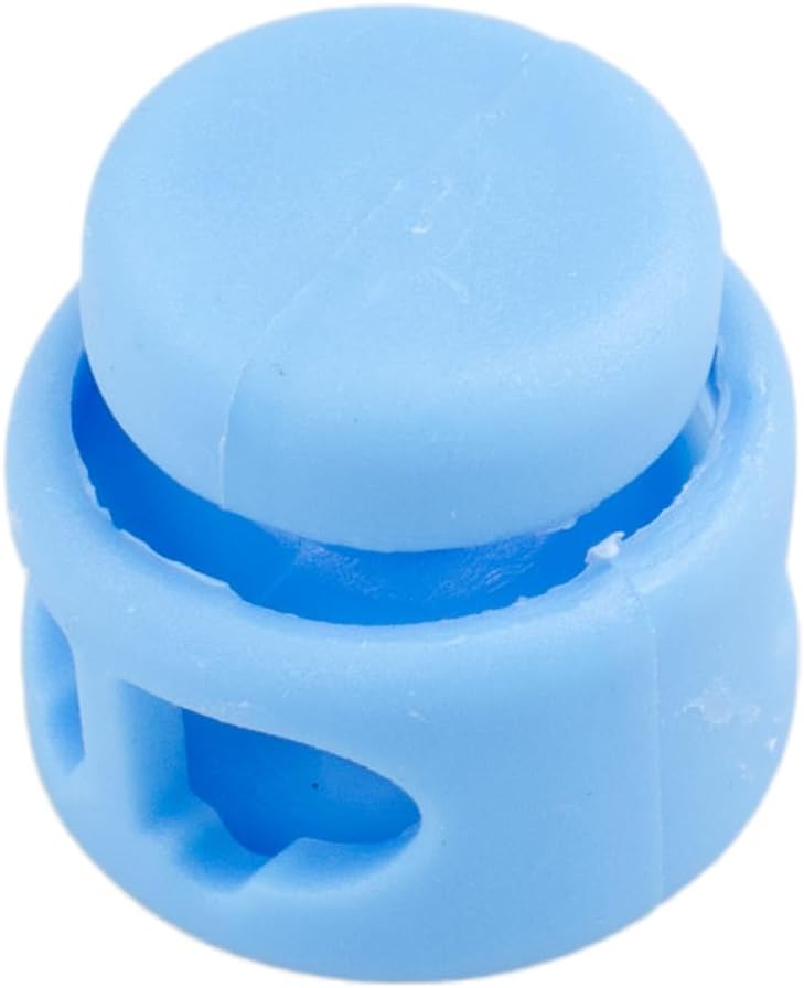 Paracord Planet Double Barrel Black Cord Lock Draw String Toggle Stopper (10 Pack)