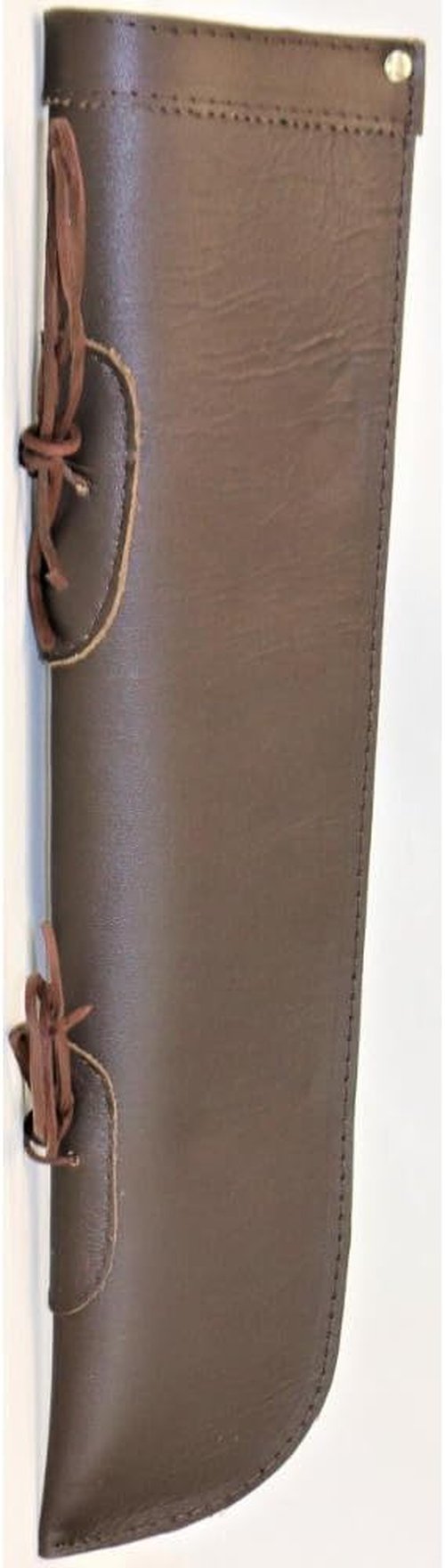 Brown Leather Bass Bow Quiver - Durable, Stylish Archery Accessory