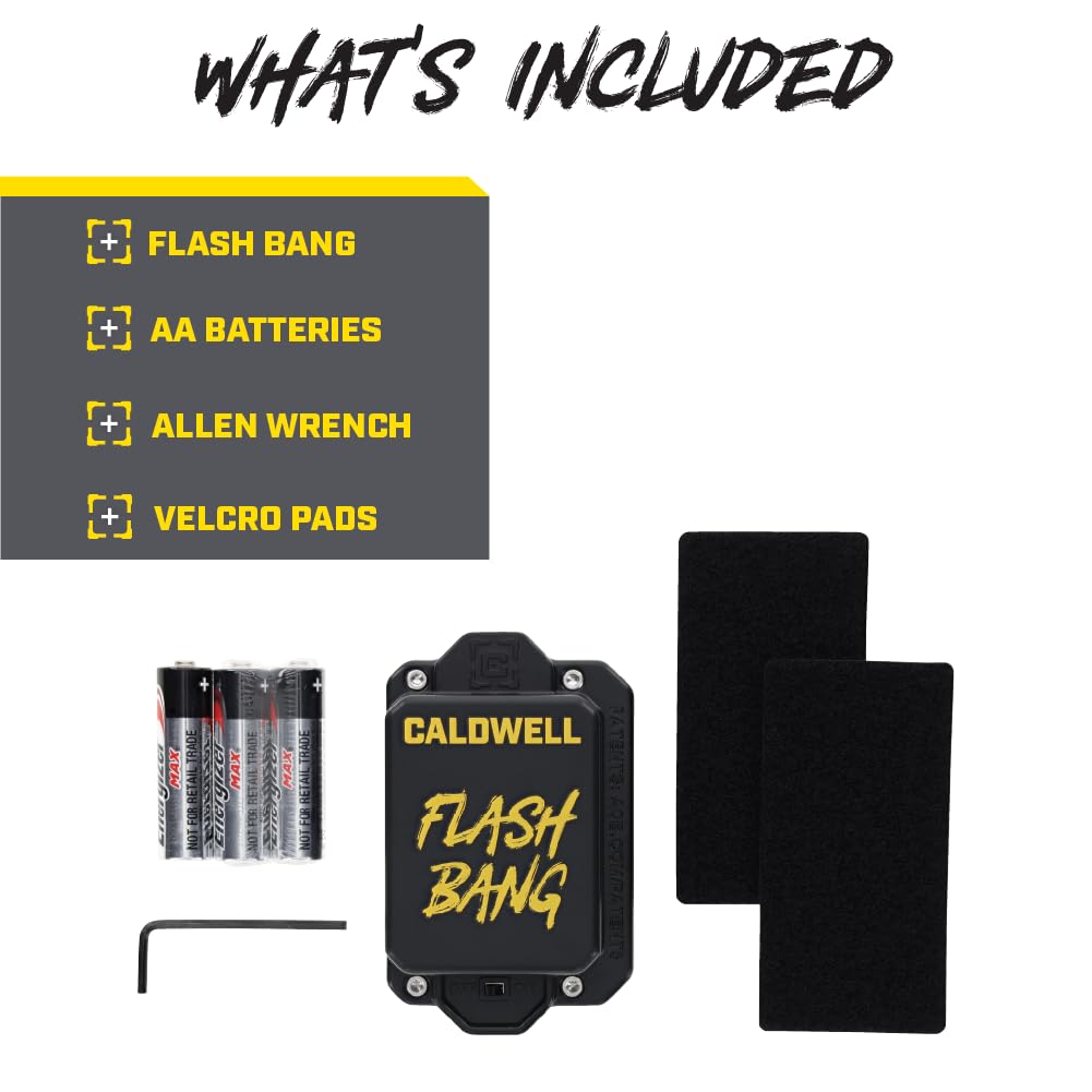 Caldwell Flash Bang, Target Hit Indicator with Impact Light System and Easy Attachment for Shooting, Shooting Sports, Target Practice